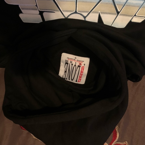 Juice wrld burning orange globe hoodie - Picture 3 of 4